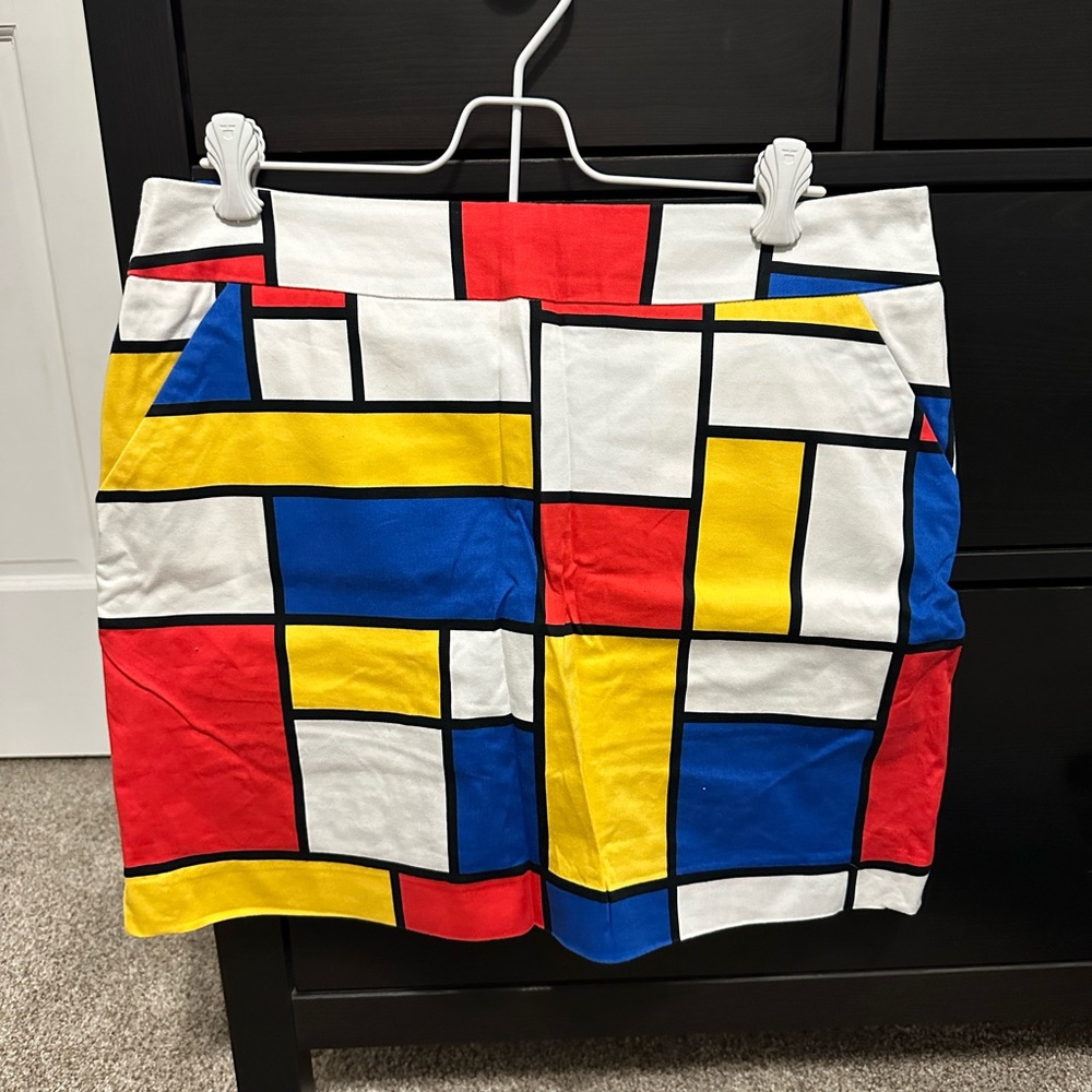 Loudmouth color block golf skirt size 8